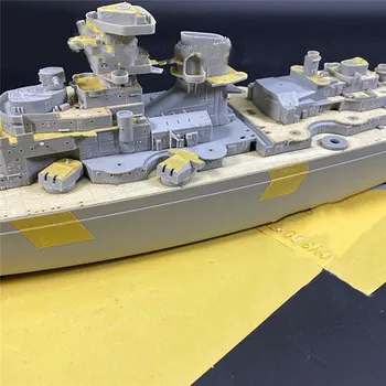 DIY-Model Skibet træterrasse Maskering Ark for 1/350 Skala Slagskib Bismarck-Modellen CY350081 Trompetist 05358 Tilbehør