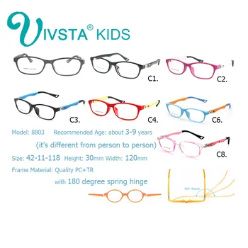 IVSTA 8803 45-11-126 TR Safe Kids eyewear Briller ramme børn Fleksible briller Optisk Barn briller ramme barns briller