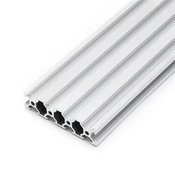 Sølv 2080 V-Slot Aluminium Ekstrudering 20x80mm Aluminium Profil Ekstrudering Ramme For CNC Laser Engraving Machine Ny