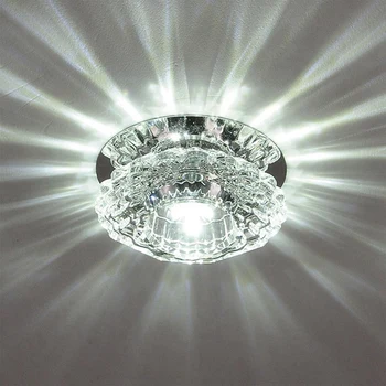 Midtergangen Flush LED loft lampe stue crystal korridor midtergangen lys LED-loftsbelysning Luces Foran techo Balkon lampe Veranda l