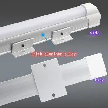 T5 Rør Fixture1ft 2 3 ft 4ft LED Tube Light Slank Bar Lampe Overflade Monteret Lineær Aluminium Stativ, der Anvendes til CNC Drejebænk maskiner