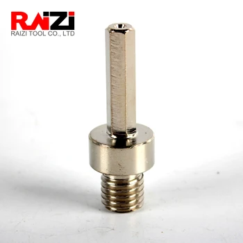 Raizi 1Pc adapter udvendigt gevind til 10 mm sekskantet skaft Til Diamond Core Drill Bits Boremaskine Accessary