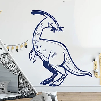 Tegnefilm Store Dinosauren Triceratops T-rex Dyr Wall Sticker Dreng Værelse Kids Room Jurassic Park Dinosaur Dino Dyr vægoverføringsbillede