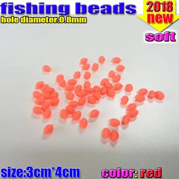 2018 fihsing plast lysende fiskeri perler gløde i mørke 3 cm*4cm 4cm*6cm 4color vælge 500pcs/masse