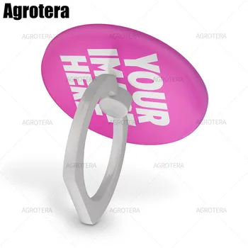 Agrotera 100 Stykker Finger Ring Telefon Holder Stand og Greb til Smartphones og Tablets Tilpassede Design Opret Din Egen