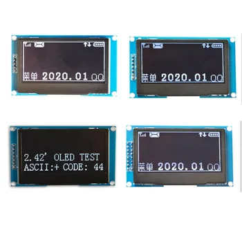5/7/16Pin 2.42 tommer OLED-skærm modul hvid/blå/gul/grøn 12864 LCD-skærmen SSD1309