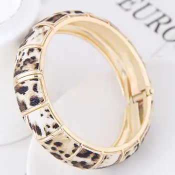 Mode Overdrevet Leopard armbånd & Armbånd Til Kvinder Bijoux Høj kvalitet Smykker Kærlighed Armbånd Smykker Gave