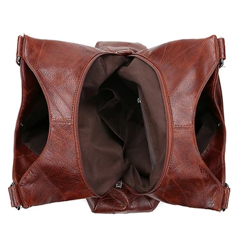 2020 Fashion Kvinder Håndtasker i Høj Kvalitet Kvindelige Hobos Enkelt Skulder Tasker Vintage Solid Multi-lomme Damer Totes Bolsas