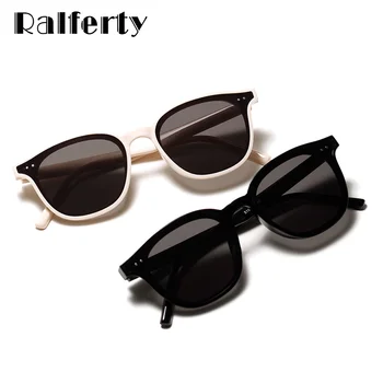 Ralferty Zonnebril Dames Korea Solbriller Skygge for Kvinder Square Vintage Retro solbriller Brand Designer 2020 Oculos De Sol