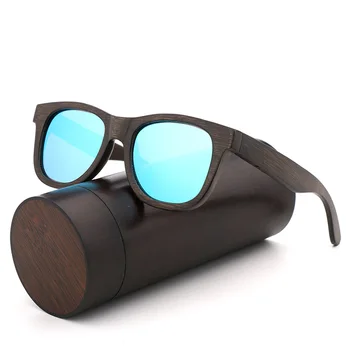 2019 Retro Træ Mænd, Solbriller, Polariserede Træ-solbriller til Kvinder Mirror Linse Håndlavet UV400-Brillerne på, Oculos de sol masculino