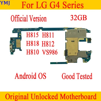32g Oprindelige låst op for LG G4 H815 Bundkort med Chips,Komplet Logic Boards for LG G4 H811 H810 H812 VS98 Bundkort