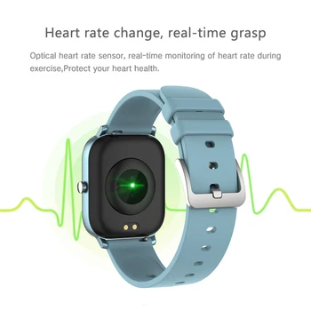 Smart Ur til Mænd med Fuld Touch 1.4 tommer Fitness Tracker Blodtryk Smart Ur Kvinder Smartwatch Til IPhone Huawei Xiaomi Oppo