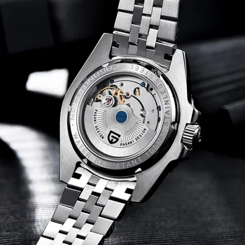 2020PAGANI DESIGN Safir Glas 40MM GMT Mekaniske Ure 100m Vandtæt Classic Fashion Luksus Automatic Ur montre homme