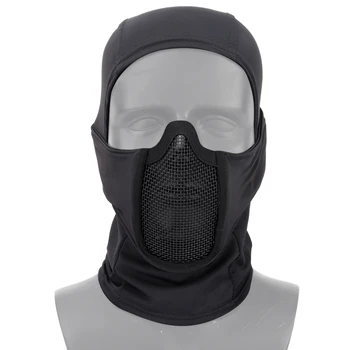 Taktisk Hovedbeklædning ansigtsmaske Airsoft Halve Ansigt Maske Maske Jagt CS Cykling Beskyttende Fest Masker Skygge Fighter Hovedbeklædning