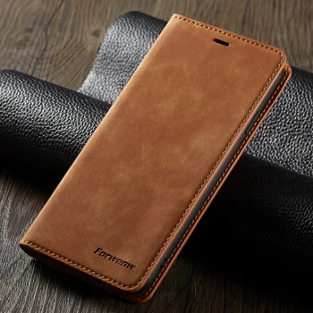 Magnet Læder Tegnebog taske Til Samsung Galaxy S8 S9 Note 9 Note 10 Plus Tilfælde Card Slot Flip Cover Til Samsung S10 5G S10e Sag