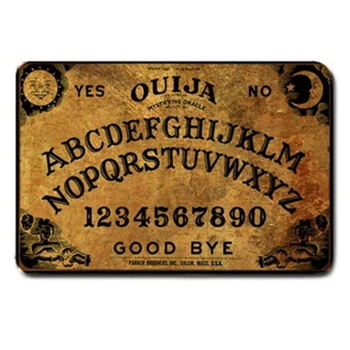 Nørd Nyhed Sjove Ouija Board Game Måtte Vintage Ånd yrelsen Dørmåtte Indendørs Stue, Køkken, Tæppe Tæppe Home Decor Gaver