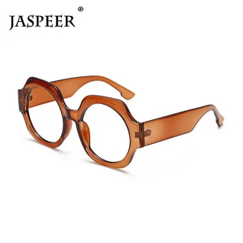 JASPEER Retro Anti Blå Computer Briller Kvinder Vintage UV400 Blokering Briller Mænd Recept Ramme Optiske Briller
