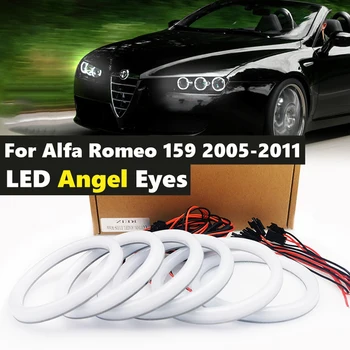 For Alfa Romeo 159 2005-2011 Bomuld Led Angel Eyes kit Fremragende Ultra lyse belysning DRL-Bil Styling Kørelys