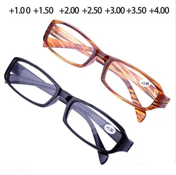 Presbyopi Briller Acetat Oculos Grau Stribet Unisex Briller Rektangel Med Fuld Rand Mode Langsynethed Gamle Mand, Der Læser Briller