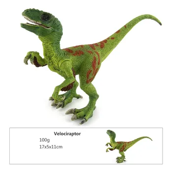 Jurassic Velociraptor Dinosaur Action & Toy Tal Dyr Model Indsamling Læring Og Pædagogisk Kids Fødselsdag Dreng Gave