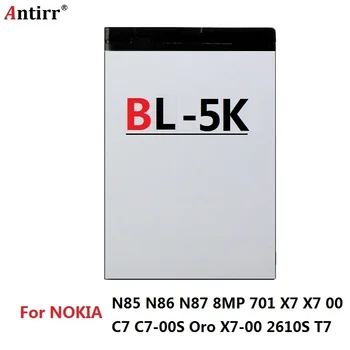 BL-5K-bl-5k Mobiltelefon Batteri til NOKIA C7/N85/N86/C7-00/X7-00/t7/701/Oro BL5K batteri