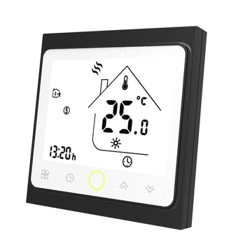 Programmerbar Termostat gaskedel Varme Termostaten LCD-Touch Screen-Sort/Hvid Termoregulator stuetemperatur Controller