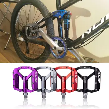 1 Par MTB Cykel Cykling Road Mountainbike Flade Pedaler Aluminium Aksel Forseglet Leje Pedaler