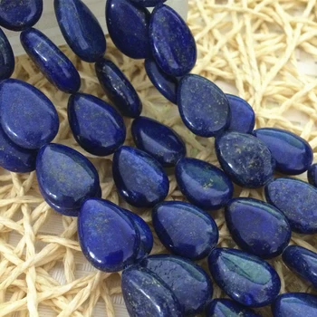 Hot salg naturlige lapis lazuli sten perler 13*18mm tåre dråber af høj kvalitet, mode, diy smykker løse perler 15inch B601