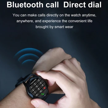 LIGE Bluetooth-Telefon Smart Ur Mænd Vandtæt Sport Fitness Ur Sundhed Tracker Weather Display 2020 Nye smartwatch Kvinde