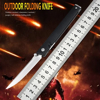 OEM 7096 folde kniv kugleleje 8cr13mov blade nylon håndtag udendørs camping jagt selvforsvar bekæmpe knive EDC værktøjer