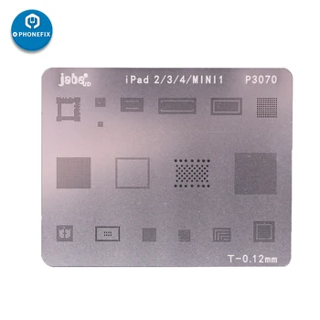 Multi-Purpose-0,12 mm tykkelse ipad BGA Reballing Stencils skabelon sæt til iPad 23456 mini 1234 ipad pro Bundkort BGA-chip