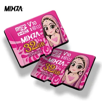 MIXZA Gudinde Hukommelseskort 256 GB 128GB 64GB U3 80MB/S 32GB Micro sd kort Class10 UHS-1 flash-kort, Microsd-TF/SD-Kort