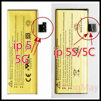Original kvalitet Nul-cyklus, høj kapacitet Gyldne For batería iphone 5s batteri til iphone 5s Batteri Guld med gratis værktøjer