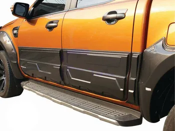 Bil-Tilbehør, Side Døren Trim Krop Beklædning for Ford Ranger 2020 T6 T7 T8 PX XTL WILTRAK 2012-2021