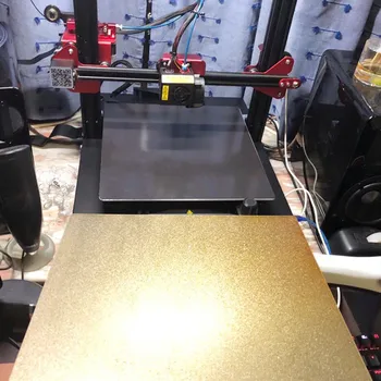 ENERGISK 3d-printer 508x508mm CR-10S5 heatbed,tekstureret pei pulver-belagt foråret stål ark udskriv seng med magnetisk mærkat