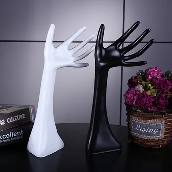 Mannequin Hånd Finger Ring, Armbånd Armbånd Smykker Display Holder Stand Smykker Display Stand Holder