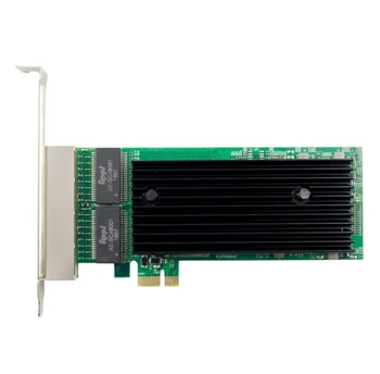 Pcie x1 1000m lan-4-Port Gigabit RJ45 Ethernet PCI-Express X14 Server Adapter netværkskort Intel82576 T4 Chipset