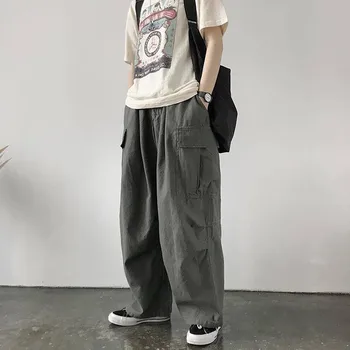 Efteråret 2019 Kvindelige Høj Talje Harem Bukser Kvinder Mode Slank Solid Lange Bukser Hip Hop Streetwear Bukser Fede Cargo Bukser Kvindelige