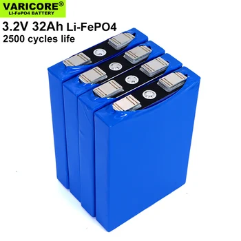 4STK VariCore 3.2 V 32Ah batteri LiFePO4 fosfat 32000mAh 12V 24v Motorcykel Bil motor batterier ændring Nikkel