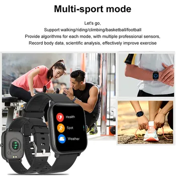 2021 1,4 Tommer Fuld Touch Smartwatch Multi-Sport-Mode Mænds Hjerte Rate Monitor Til iOS Android Kvinders sundhed Smart ur