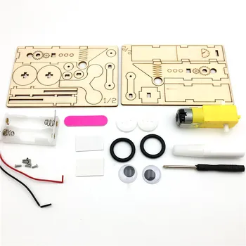 Happyxuan Robot-byggesæt Elektriske Pædagogiske STAMCELLER Legetøj Montessori Børn DIY Projekt, Videnskab Kit Teknologiske Opfindelser