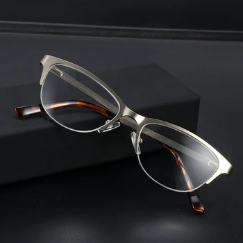 Seemfly Halv Frame Cat Eye Briller Til Læsning Kvinder Mænd Antifatigue Computer Optiske Briller Retro Presbyopi Brillerne Feamale Ældste