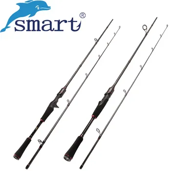 SMART 2Sec 1.8 M, 2.1 M 7-25g/5-15lb/M Magt spinnestang Støbning Stang Carbon Lokke fiskestang Baitcasting Stang Stick Vara Pesca Olta