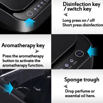 Smart Nano-Belagt Mobiltelefon Maske Ultraviolet UV Sterilisator Telefon Sterilisator Max Personlige Desinfektion Kabinet