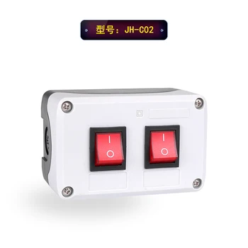 Rocker switch knap max RK1-01 rocker afbryderen på knappen 16A250V selvlåsende indikator elektrisk box