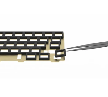 Mekaniske tastatur kbdfans plade lyd isolering skum 3,5 mm skifte støj absorberende bomuld