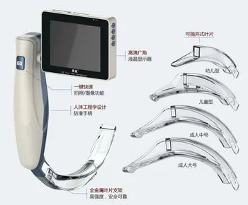 For Anæstesi trakeale intubation med video håndholdte bærbare video kamera pharyngoscope