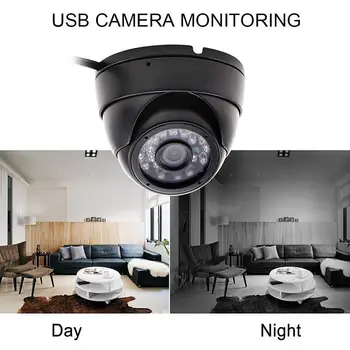 USB-Sikkerhed Dome Videokamera IR MINI CCTV Kamera Video TF Hukommelseskort Opbevaring Night Vision Auto Bil Kørsel Rekord Optager DVR