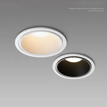 Dæmpbar LED Downlight 12W 7W LED Forsænket Loft Downlight 220V 110V Spot lys til indendørs Foyer,Stue belysning Fixturs