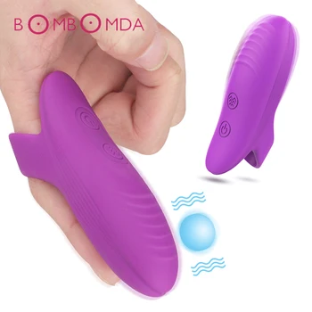 Finger Vibrator Klitoris og G-spot Stimulator Massager Vibrator Vandtæt Finger Klitoris Vibrator Sex Legetøj til Kvinder i Voksen Produkter